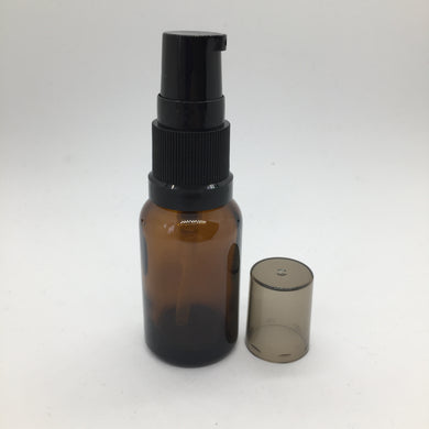 15ml Amber Gel Pump Bottle - each