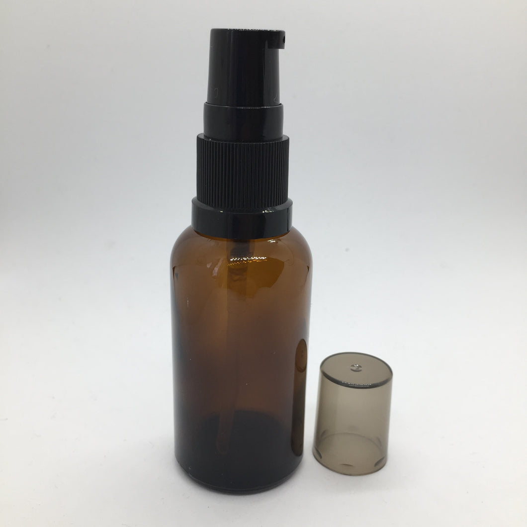 30ml Amber Gel Pump Bottle - each