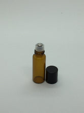 Load image into Gallery viewer, 4ml Amber Roller Bottle