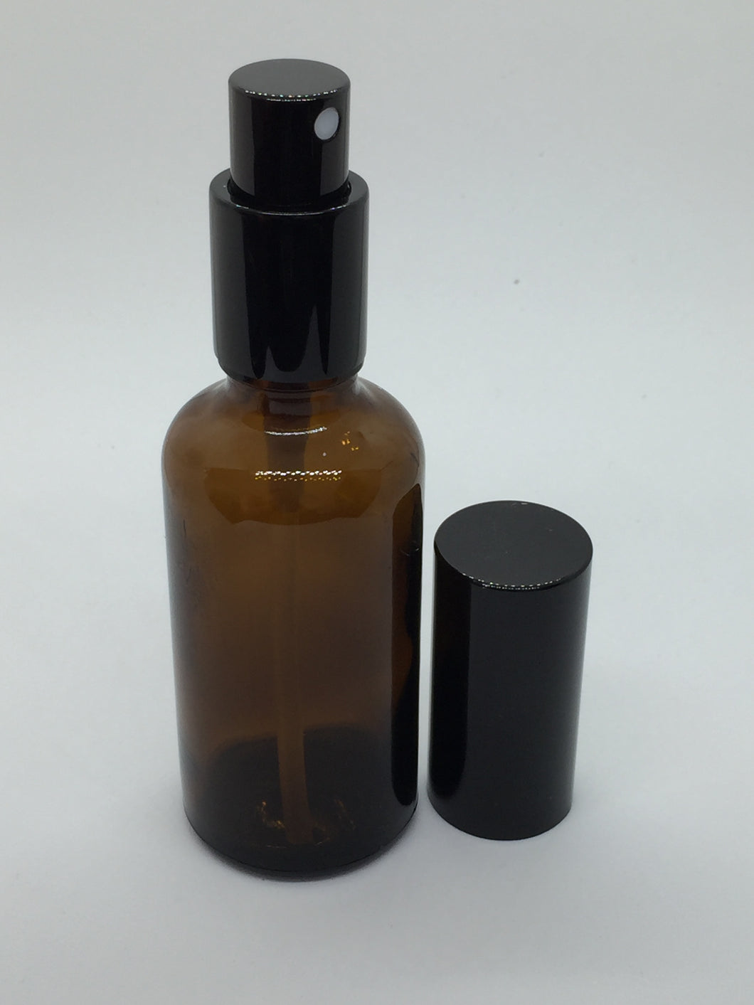 50ml Amber Pump Spray Bottle - each