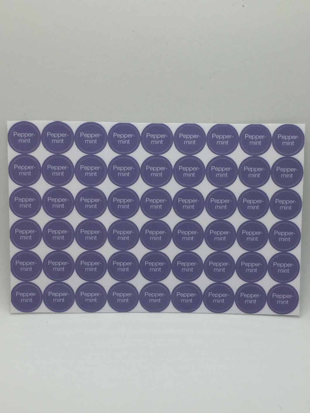 Oil Bottle Cap Stickers - 54/sheet