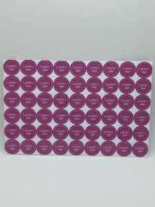 Oil Bottle Cap Stickers - 54/sheet